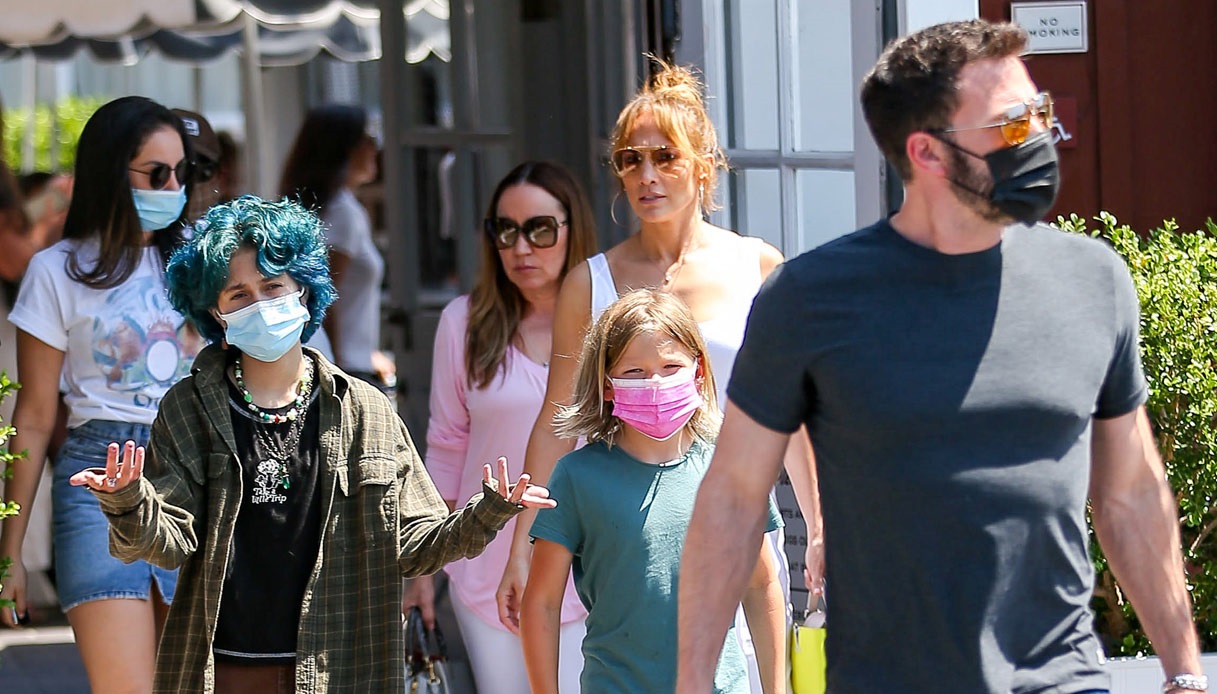 La figlia di Ben Affleck e la figlia di Jennifer Lopez, sorelle acquisite