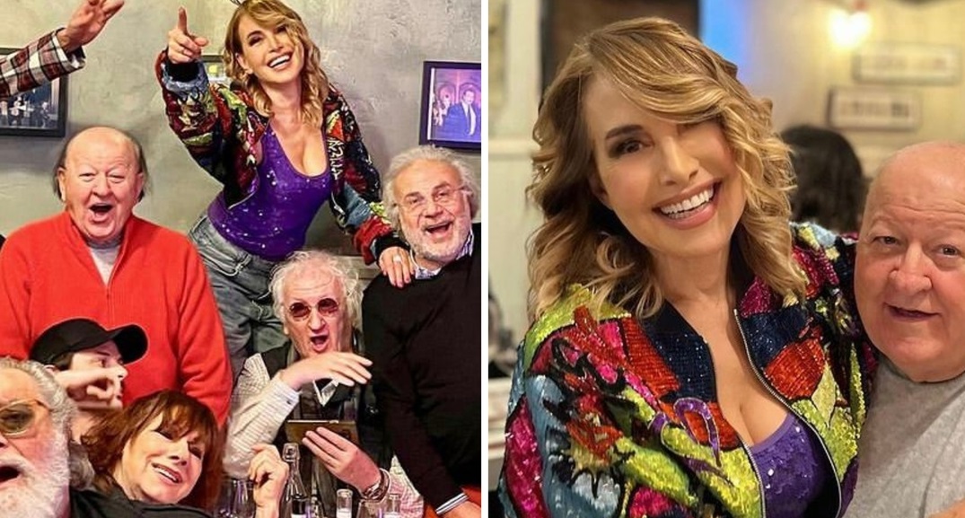 La cena di Natale con la cerchia Vip: Barbara D’Urso con Massimo Boldi e Diego Abatantuono