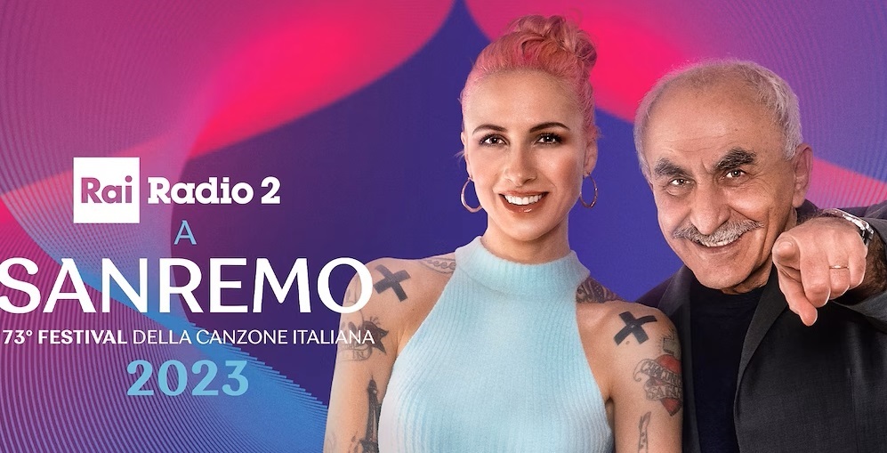 La radio ufficiale del Festival di Sanremo 2024 è Rai Radio2
