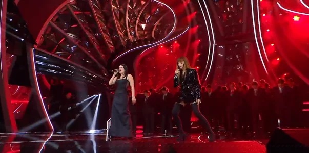 Annalisa ha portato sul palco la Rappresentante di lista