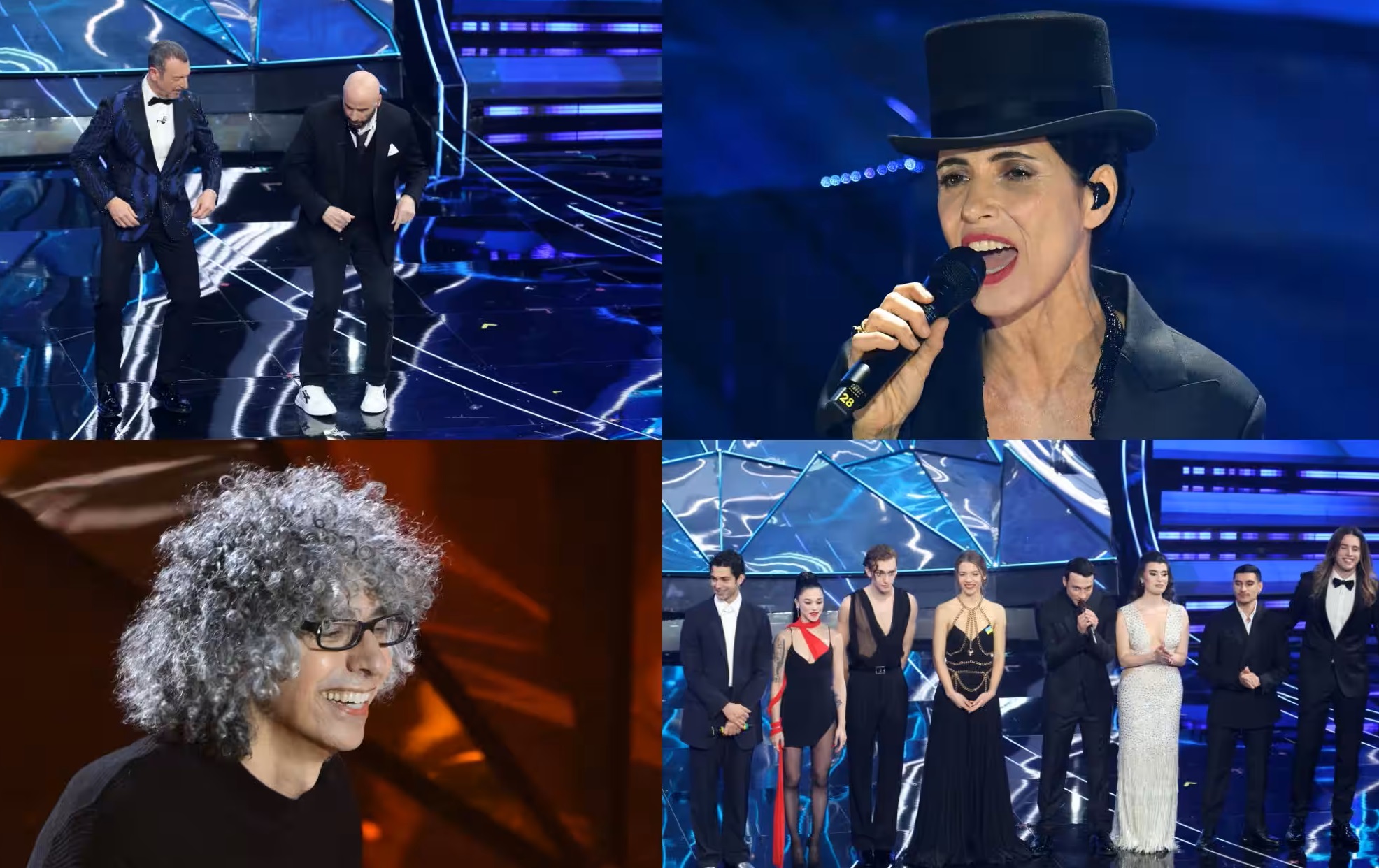 Seconda serata di Sanremo: da Allevi a John Travolta; la Top 5 degli artisti Seconda serata di Sanremo: da Allevi a John Travolta; la Top 5 degli artisti
