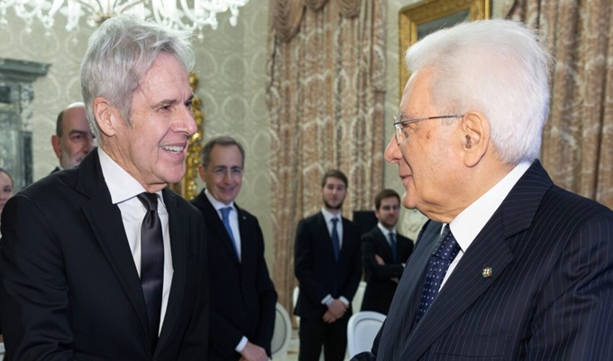 Claudio Baglioni è stato nominato Cavaliere di Gran Croce dal Presidente Mattarella