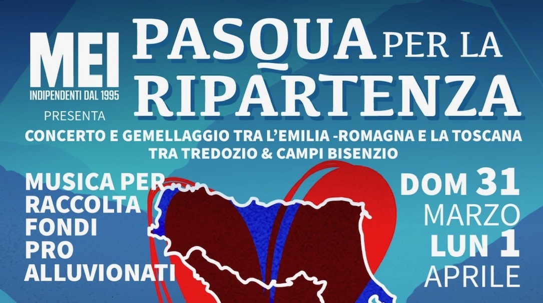 Pasqua per la ripartenza: Omar Pedrini, Dolcenera ed altri artisti dal vivo il 31 marzo a Tredozio e il 1 aprile a Campi Bisenzio